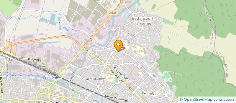 localisation de l'entreprise RADIO ASSISTANCE SECOURS à SAINT-DIZIER