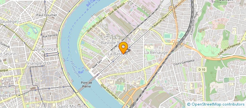 localisation de l'entreprise RADIO B F M NRTAL à BORDEAUX