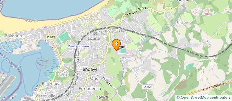 localisation de l'entreprise RADIO BASKO TAXI à HENDAYE