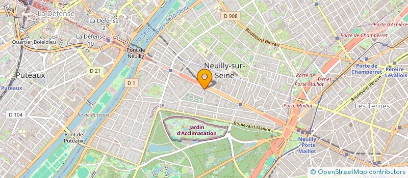 localisation de l'entreprise RADIO BEAUCE STEREO à NEUILLY-SUR-SEINE