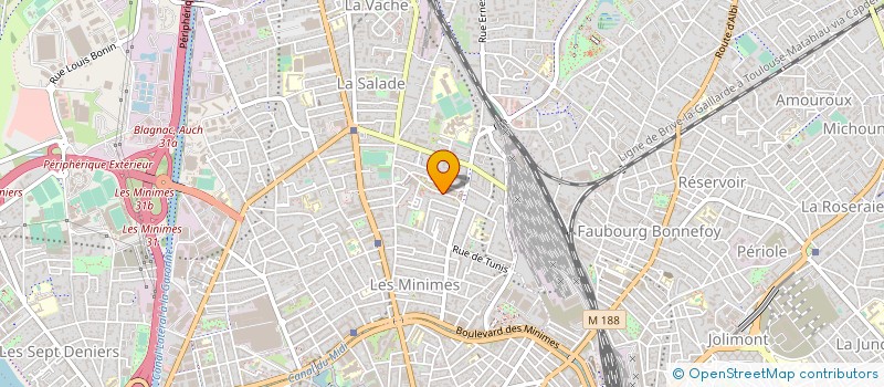 localisation de l'entreprise RADIO BELLE MUSIQUE à TOULOUSE