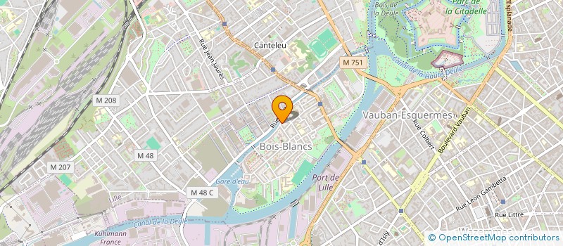 localisation de l'entreprise RADIO BOIS BLANCS à LILLE