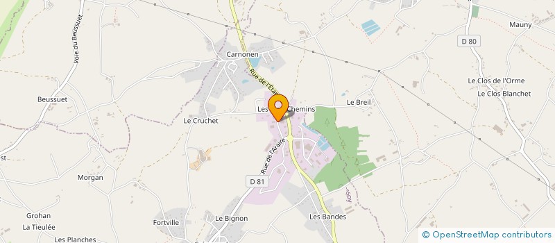 localisation de l'entreprise RADIO BRETAGNE 5 à SAINT-BRIEUC