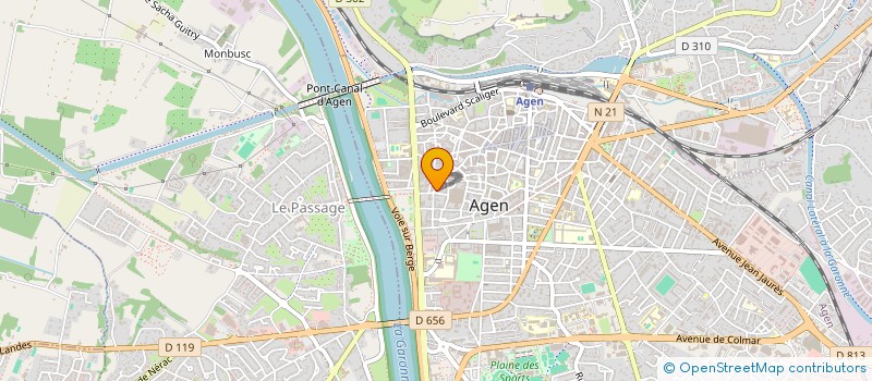 localisation de l'entreprise RADIO BULLE à AGEN