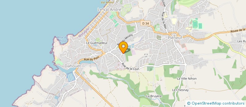 localisation de l'entreprise RADIO BULLE à PLENEUF-VAL-ANDRE