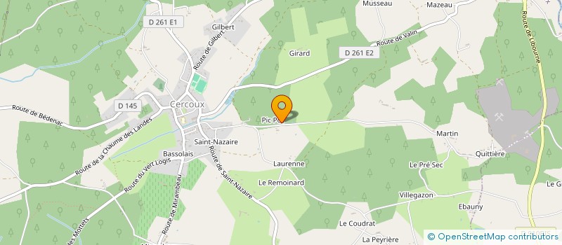 localisation de l'entreprise RADIO CADENCE MUSIQUE à CERCOUX