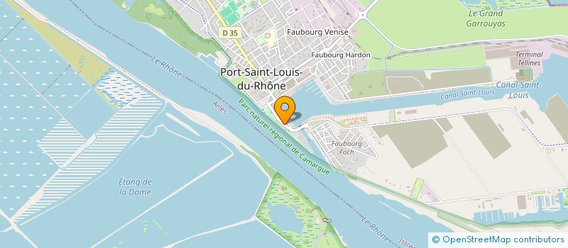 localisation de l'entreprise RADIO CAMARGUE à PORT-SAINT-LOUIS-DU-RHONE