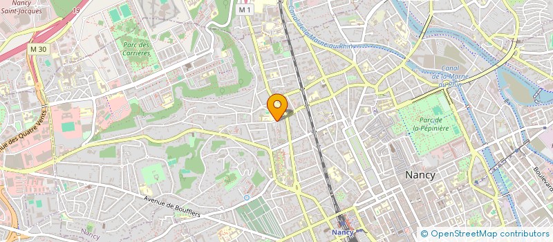 localisation de l'entreprise RADIO CAMPUS LORRAINE  NANCY