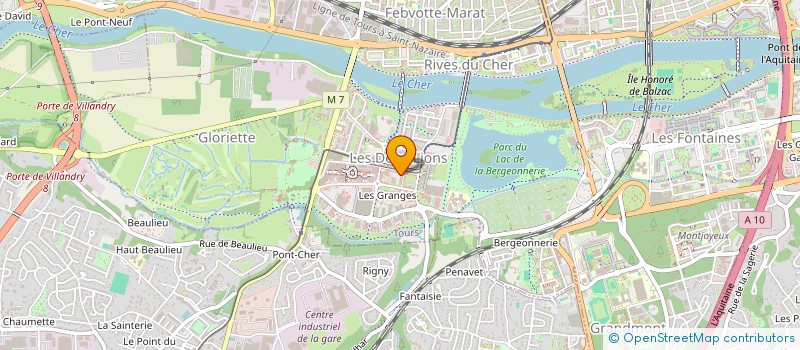 localisation de l'entreprise RADIO CAMPUS TOURS  TOURS