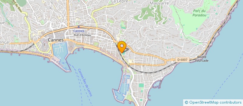 localisation de l'entreprise RADIO CANNES FESTIVALS à CANNES