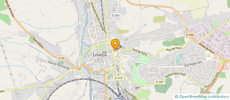 localisation de l'entreprise RADIO CELINE à LISIEUX