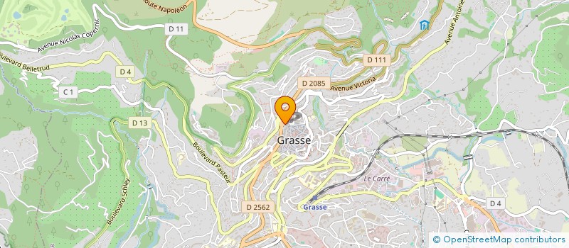 localisation de l'entreprise RADIO CENTRALE  GRASSE