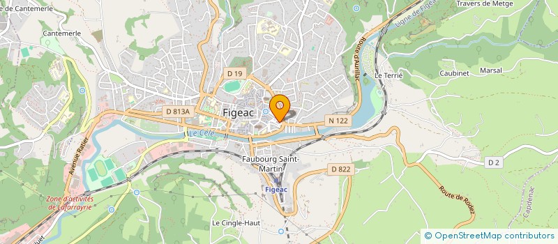 localisation de l'entreprise RADIO CHAMPO à FIGEAC