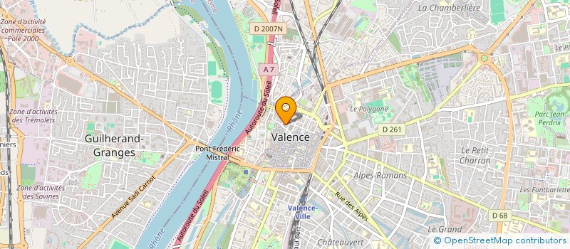 localisation de l'entreprise RADIO CHRETIENNE FRANCOPHONE DROME à VALENCE