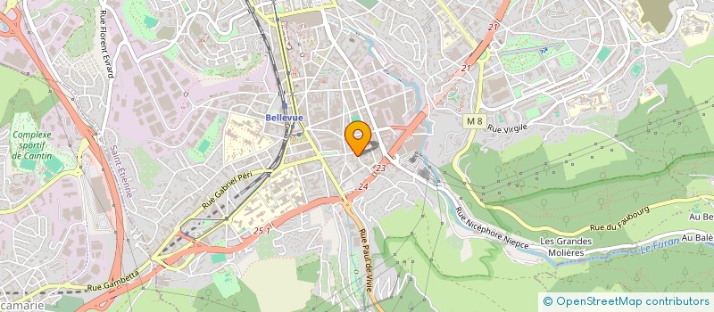 localisation de l'entreprise RADIO CHRETIENS MEDIAS  SAINT-ETIENNE