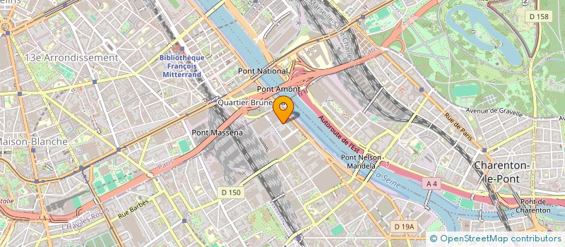 localisation de l'entreprise RADIO-CINE à IVRY-SUR-SEINE