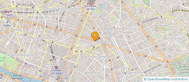 localisation de l'entreprise RADIO CINE RIRE  PARIS