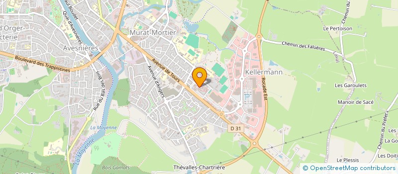 localisation de l'entreprise RADIO CITY à LAVAL
