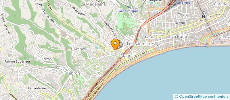 localisation de l'entreprise RADIO CLUB DE NICE à NICE