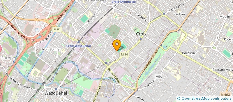 localisation de l'entreprise RADIO CLUB DU NORD DE LA FRANCE  CROIX