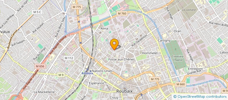 localisation de l'entreprise RADIO CLUB EUROPE à ROUBAIX