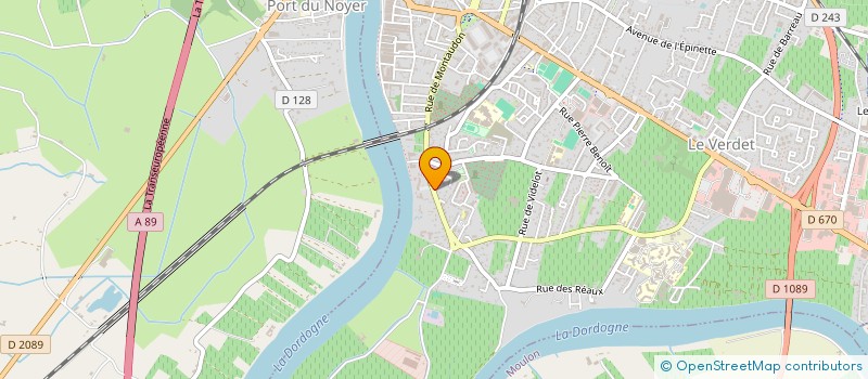 localisation de l'entreprise RADIO CLUB LIBOURNAIS à LIBOURNE