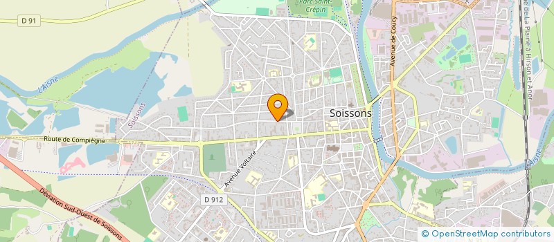localisation de l'entreprise RADIO COMMANDE CLUB à SOISSONS