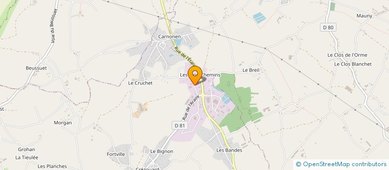 localisation de l'entreprise RADIO & COMPAGNIE à QUESSOY