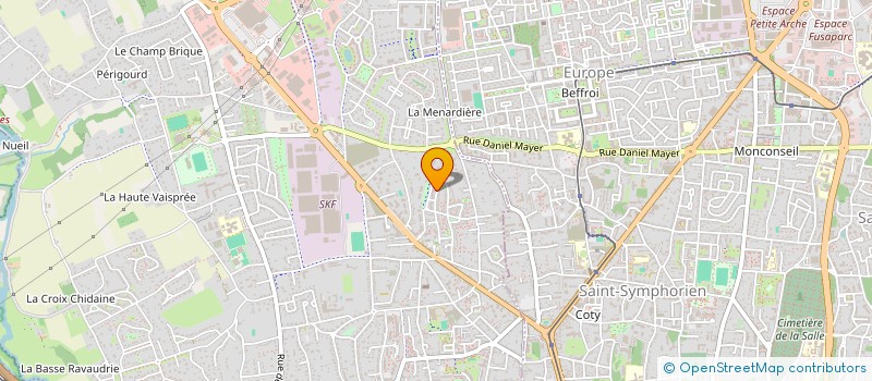 localisation de l'entreprise RADIO-COMPRO  SAINT-CYR-SUR-LOIRE