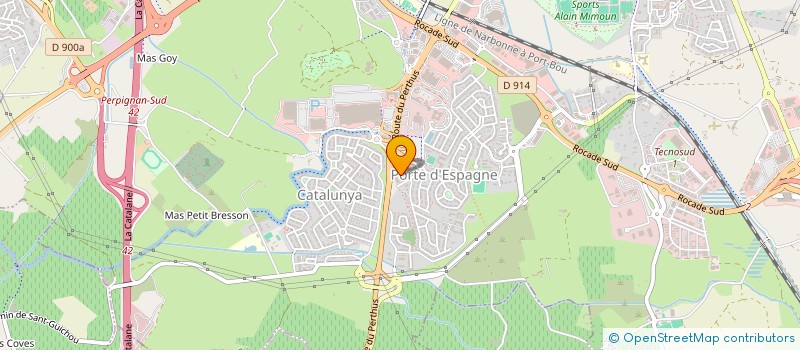 localisation de l'entreprise RADIO CONTROLE TELEDIFFUSION à PERPIGNAN