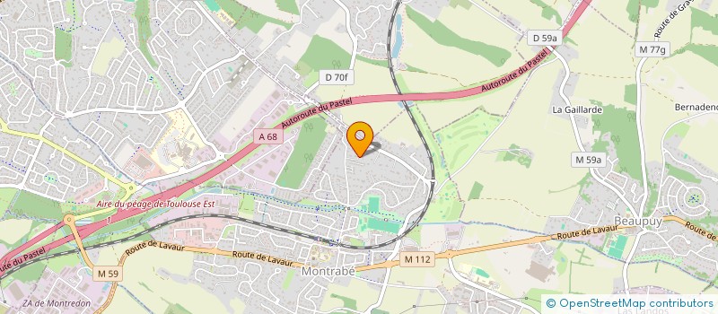 localisation de l'entreprise RADIO COSMOS  MONTRABE