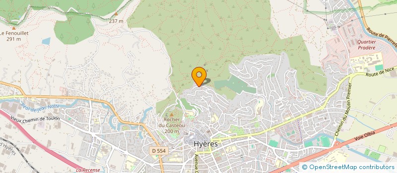 localisation de l'entreprise RADIO COTE VAROISE  HYERES