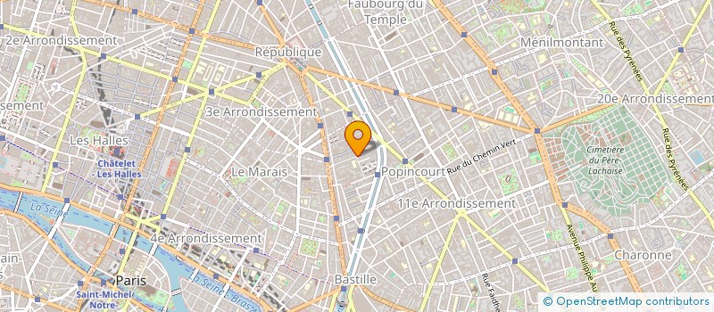 localisation de l'entreprise RADIO COURSES à PARIS