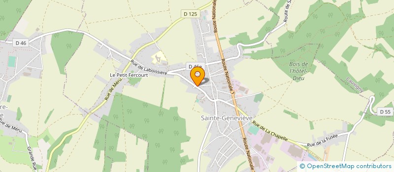 localisation de l'entreprise RADIO CSM PICARDIE à SAINTE-GENEVIEVE