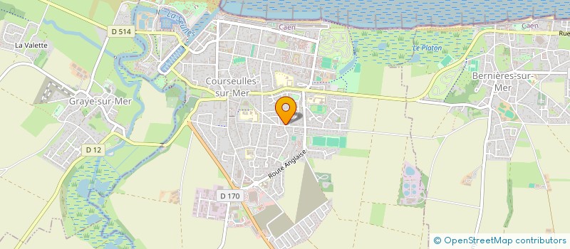 localisation de l'entreprise RADIO CURSELLA à COURSEULLES-SUR-MER