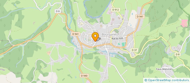 localisation de l'entreprise RADIO DES BRUYERES à BOURGANEUF