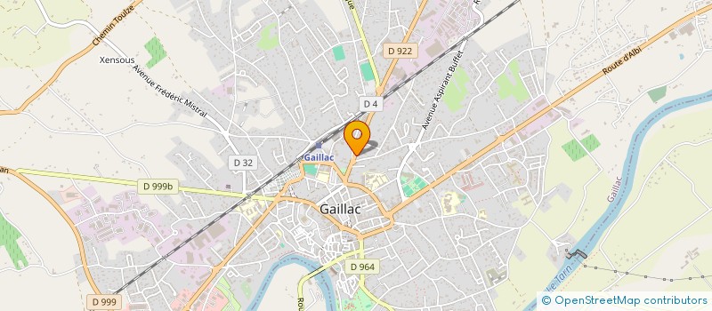 localisation de l'entreprise RADIO DIFFUSION TARNAISE  GAILLAC