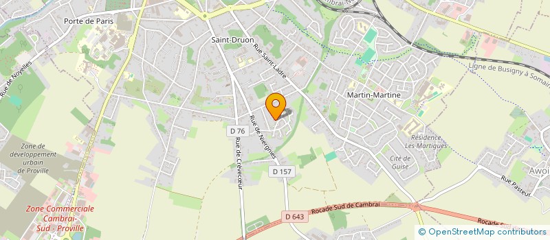 localisation de l'entreprise RADIO DU CAMBRESIS à CAMBRAI