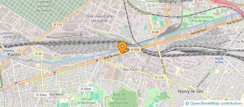 localisation de l'entreprise RADIO DU MONDE à ROMAINVILLE
