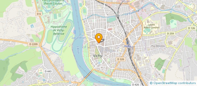localisation de l'entreprise RADIO-ECHO à VICHY