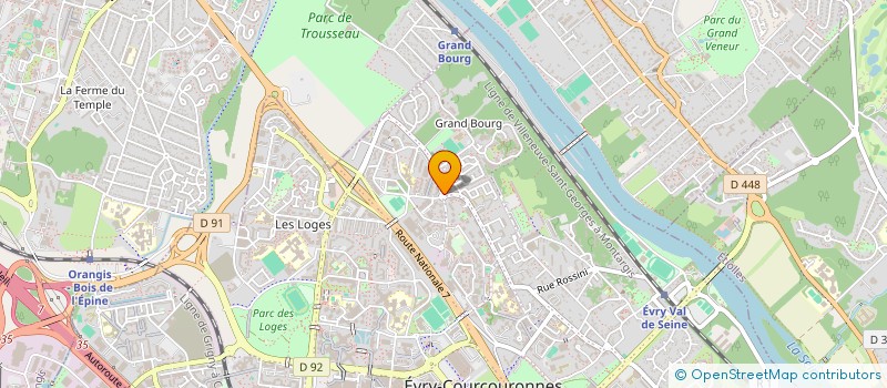 localisation de l'entreprise RADIO ELP EVRY à EVRY-COURCOURONNES