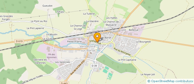 localisation de l'entreprise RADIO-ENFANTS-VENDEUVRE  VENDEUVRE-SUR-BARSE