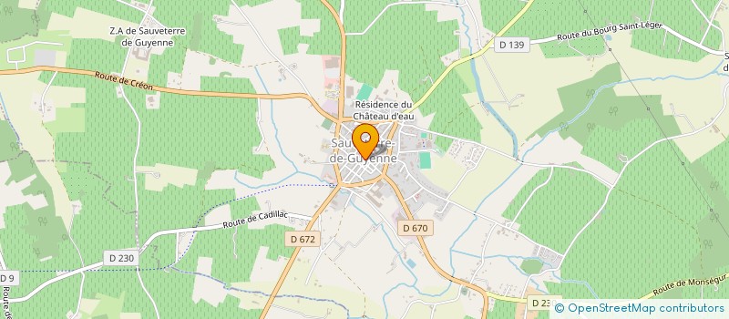 localisation de l'entreprise RADIO ENTRE 2 MERS à SAUVETERRE-DE-GUYENNE