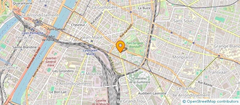 localisation de l'entreprise RADIO ETUDIANTE ACTIV'  LYON