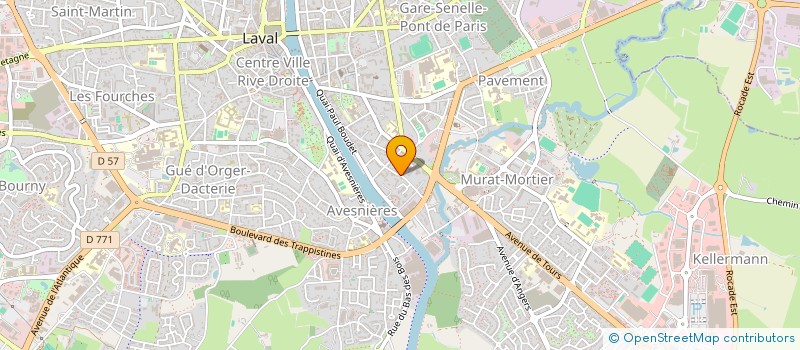 localisation de l'entreprise RADIO FIDELITE EN MAYENNE à LAVAL