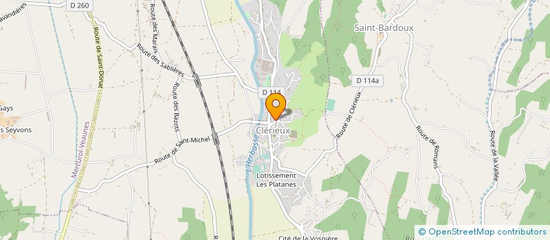 localisation de l'entreprise RADIO FIFTY 50  CLERIEUX