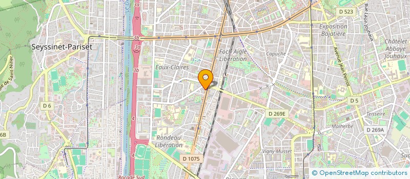 localisation de l'entreprise RADIO FREQUENCE PLUS à GRENOBLE