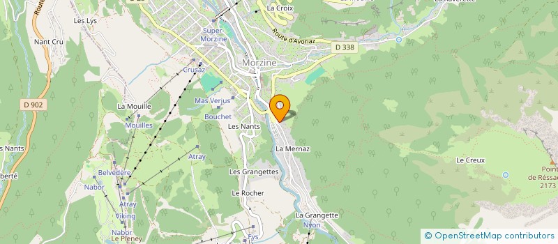 localisation de l'entreprise RADIO FRTV à MORZINE