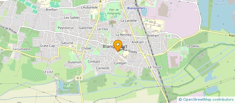 localisation de l'entreprise RADIO IGUANODON EEDF à BLANQUEFORT