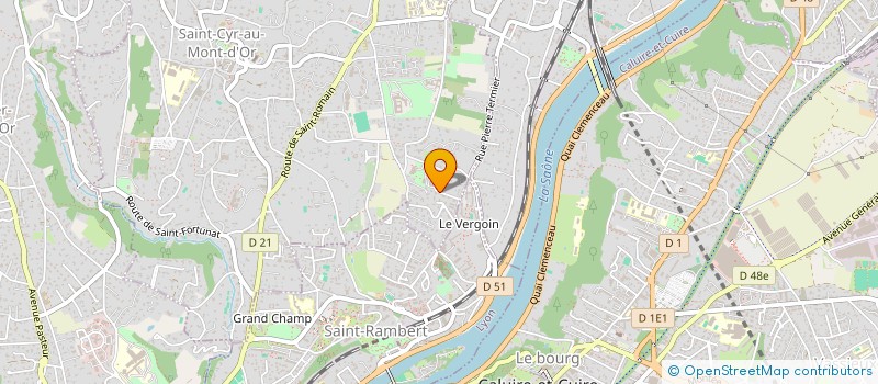 localisation de l'entreprise RADIO IMPACT FM  SAINT CYR AU MONT D OR